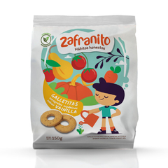 Galletitas Integrales Sabor Vainilla Orgánicas x 150 grs. - Zafranito
