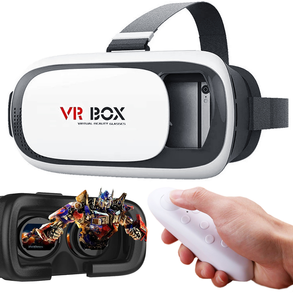 Gafas Realidad Virtual 3D VR Box + Control Bluetooth Juegos