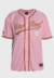 PB05- Camiseta De Baseball Jarsey New York Pink