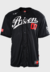 S401 - Camisa De Baseball Nyc 00 Black