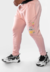 CW012p - Calça Jogger Moletom Prison Rosa Bordada - Atacado Prison® | Roupas Streetwear