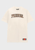 DT01o - Camiseta Streetwear Prison College Logo Off-White