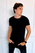 Remera Hombre Fit - Negro