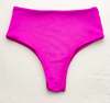 Calcinha Hot Pants Ilha Bella - Rosa chiclete - Tecido Canelado