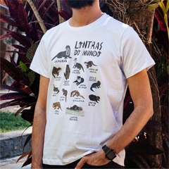 Camiseta Lontras do Mundo - Projeto Ariranhas - comprar online