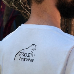 Camiseta Lontras do Mundo - Projeto Ariranhas na internet