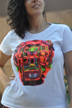 T-shirt Feminina PROZAK faces - comprar online