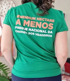 CAMISETA #NenhumHectareaMenos - PARQUE NACIONAL DA CHAPADA DOS VEADEIROS - comprar online
