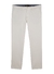 Calca Individual Chino Off White Slim