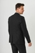 Blazer Delucca Meio Forro de Linho Preto Slim - comprar online