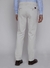 Calca Individual Chino Off White Slim na internet