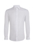 Camisa Manga Longa Individual Liso Branco Slim