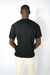 T-Shirt Manga Curta Back Stage Basica Preta Slim - comprar online