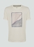 T-Shirt Manga Curta Dudalina Estampada Off White