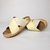 Sandalias / Chancletas Cuero Vainilla & Beige