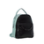 Mochila Amayra Combinada Menta y Negro - comprar online