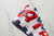 Air More Uptempo Red Navy Camo - loja online