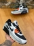 Air max 90 branco cinza e laranja