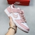 Dunk Low Branco e Rosa