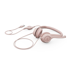 AURICULAR CMIC LOGITECH CLEAR CHAT COMFORT USB H390 ROSE(PN 981-001280) --A PEDIDO - comprar online