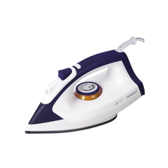 PLANCHA SECA PEABODY PE-PS20 - 1300W BASE ANTIADHERENTE REGULACION DE TEMP BLANCA Y AZUL --A PEDIDO