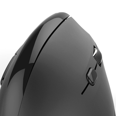 MOUSE KLIPXTREME WIRELESS VERTICAL ERGONÓMICO BLACK EVEREST --A PEDIDO - comprar online