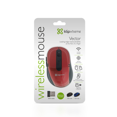 MOUSE KLIPXTREME WIRELESS KMW-340BK 6 BOTONES NANO DONGLE BLACK VECTOR --A PEDIDO - comprar online