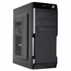 GABINETE CROMAX 2801 KIT T M NEGRO MID TOWER C/FUENTE 600W STANDAR --A PEDIDO