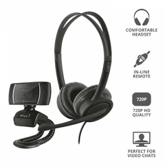 AURICULAR Y WEBCAM TRUST DOBA HOME OFFICE --A PEDIDO