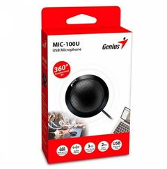 MICROFONO CONFERENCIA GENIUS MIC-100U BLACK --A PEDIDO