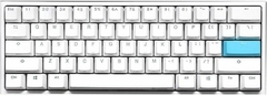 TECLADO GAMER DUCKY ONE 2 MINI WHITE SESALWWT1 --A PEDIDO