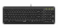 TECLADO USB GENIUS SLIMSTAR Q200 BLACK --A PEDIDO