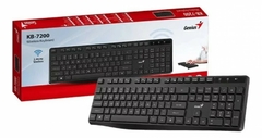 TECLADO WIRELESS GENIUS RS2 KB-7200 BLACK --A PEDIDO