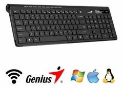 TECLADO WIRELESS GENIUS SLIMSTAR 7230 BLACK --A PEDIDO