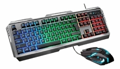 TECLADO Y MOUSE GAMER TRUST TURAL ES GXT 845 --A PEDIDO