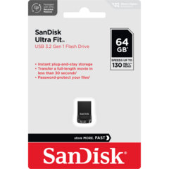 PEN DRIVE 64GB SANDISK ULTRA FIT 3.2