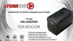 ESTABILIZADOR LYONN TCA 2000N 1 TOMA - comprar online