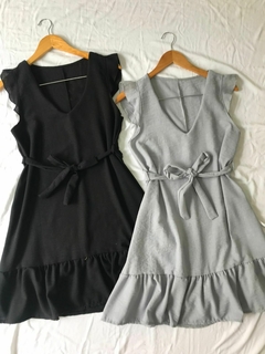 VESTIDO CON LAZO *LINO POLI* - CITTÀ