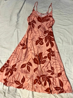 ART.823 MAXIVESTIDO BRETEL *LINO ESTAMPADO* - tienda online