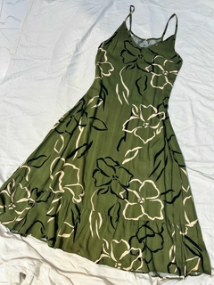 ART.823 MAXIVESTIDO BRETEL LINO ESTAMPADO - CITTÀ