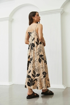 ART.823 MAXIVESTIDO BRETEL *LINO ESTAMPADO* - comprar online