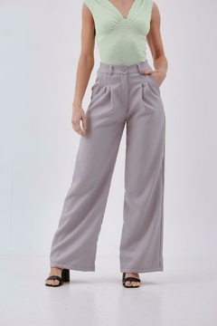 PANTALON SASTRERO *LINO MELANGE* - comprar online