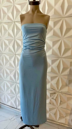 Imagen de VESTIDO STRAPLESS LARGO *MICROFIBRA*