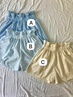 SHORT CINTURA VOLADOS *POPLIN RAYADO* (SALE) en internet