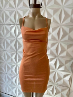 VESTIDO ESPALDA TIRAS *MICROFIBRA LUREX* - CITTÀ