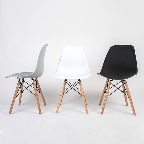 Set Sillas Eames x4