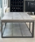 (JB) Mesa baja estructura hierro, tapa cemento, de La Compañía / 140 × 70 × 40 - comprar online