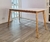 (JB) Mesa de comedor tapa madera laqueado / 160 × 80 × 77