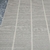 (ID) Alfombra beige a rayas Nueva linea lavable / 190 x 400
