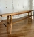 (LG) Mesa de arrime en madera petiribi / 220x30x70